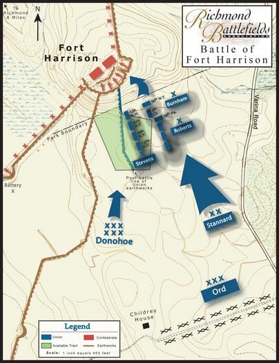 fort harrison map