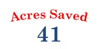 acres saved